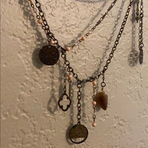 Free People multi layered necklace